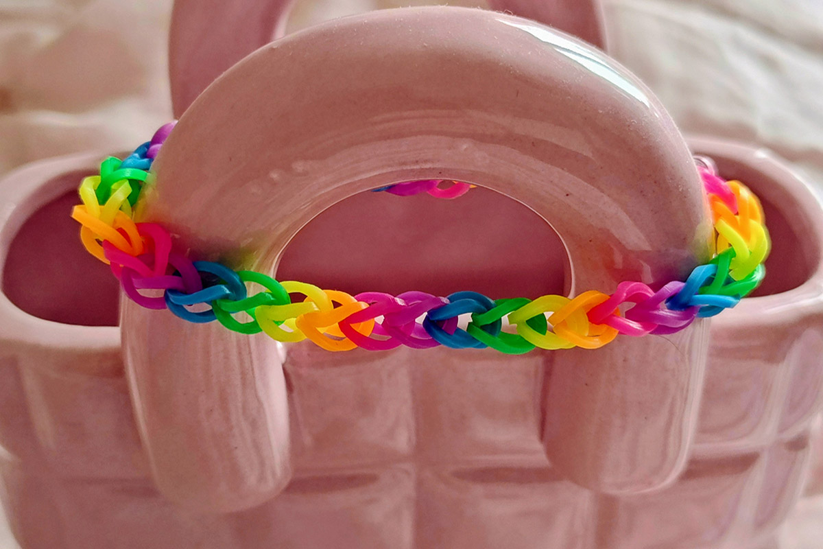 Rainbow Bracelet by Chloe's Loom Creations