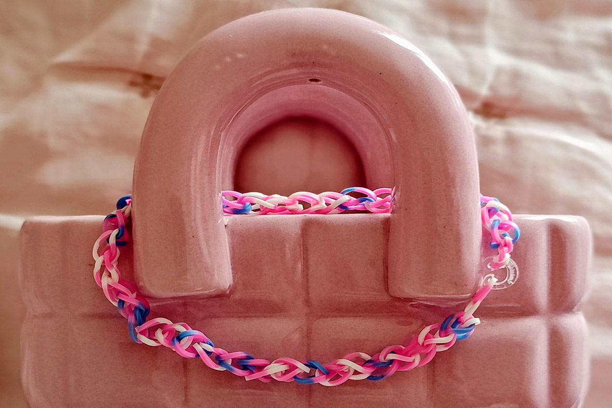 Heart Charm Bracelet by Chloe's Loom Creations